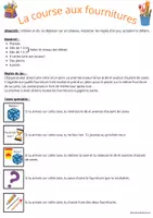 Aperçu - Jeux - Jeu plateau rentrée - La course aux fournitures 🎒 - Page 1