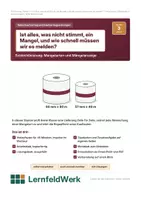 Vorschau - Stundenentwürfe - Schlechtleistung Mangelarten WiSo (Std 3) - Deckblatt