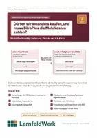 Vorschau - Stundenentwürfe - Lieferungsverzug Rechte WiSo (Std 7) - Deckblatt
