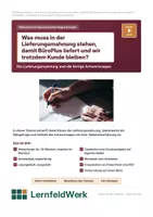 Vorschau - Stundenentwürfe - Lieferungsmahnung Nachfrist WiSo (Std 8) - Deckblatt