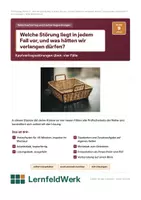 Vorschau - Stundenentwürfe - Kaufvertragsstörungen Übung WiSo (Std 9) - Deckblatt