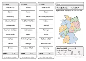 Vorschau - Arbeitsblätter - Tägliche Übung: Deutschland - Seite 2