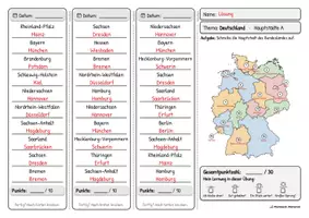 Vorschau - Arbeitsblätter - Tägliche Übung: Deutschland - Seite 3