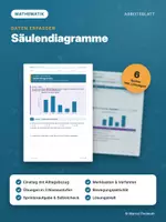 Vorschau - Arbeitsblätter - SÄULENDIAGRAMME – differenziert mit Lösungen - Deckblatt