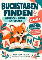 Vorschau - Arbeitsblätter - Buchstaben finden Klasse 1 – Natur entdecken | Deutsch Klasse 1 | 10 Arbeitsblätter als PDF - Deckblatt