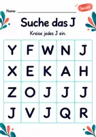 Vorschau - Arbeitsblätter - Buchstaben finden Klasse 1 – Natur entdecken | Deutsch Klasse 1 | 10 Arbeitsblätter als PDF - Seite 1