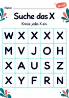 Vorschau - Arbeitsblätter - Buchstaben finden Klasse 1 – Natur entdecken | Deutsch Klasse 1 | 10 Arbeitsblätter als PDF - Seite 3