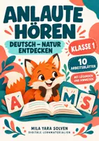 Vorschau - Arbeitsblätter - Anlaute hören Klasse 1 – Natur entdecken | Deutsch Klasse 1 | 10 Arbeitsblätter als PDF - Deckblatt