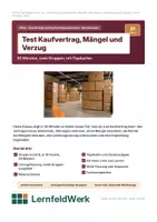 Vorschau - Stundenentwürfe - Kaufvertrag Störungen WiSo Sparpaket - Seite 1