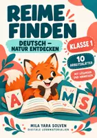 Vorschau - Arbeitsblätter - Reime finden Klasse 1 – Natur entdecken | Deutsch Klasse 1 | 10 Arbeitsblätter als PDF - Deckblatt