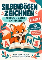Vorschau - Arbeitsblätter - Silbenbögen zeichnen Klasse 1 – Natur entdecken | Deutsch Klasse 1 | 10 Arbeitsblätter als PDF - Deckblatt