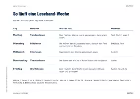 Vorschau - Unterrichtsreihen - Leseband Winter Klasse 2 | 4 Wochen tägliche Lesezeit | Tandemlesen, Blitzlesen, Theaterlesen - Seite 3
