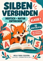 Vorschau - Arbeitsblätter - Silben verbinden Klasse 1 – Natur entdecken | Deutsch Klasse 1 | 10 Arbeitsblätter als PDF - Deckblatt
