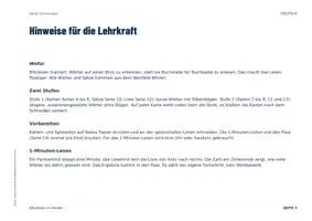 Vorschau - Arbeitsblätter - Blitzlesen Winter | Klasse 1–2 | 48 Wortkarten mit Silbenbögen | Leseflüssigkeit trainieren - Seite 2