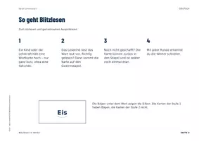 Vorschau - Arbeitsblätter - Blitzlesen Winter | Klasse 1–2 | 48 Wortkarten mit Silbenbögen | Leseflüssigkeit trainieren - Seite 3