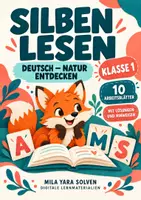 Vorschau - Arbeitsblätter - Silben lesen Klasse 1 – Natur entdecken | Deutsch Klasse 1 | 10 Arbeitsblätter als PDF - Deckblatt