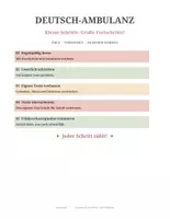 Vorschau - Arbeitsblätter - Deutsch-Ambulanz ♡ –Individuell fördern & Stärken entdecken - Seite 1