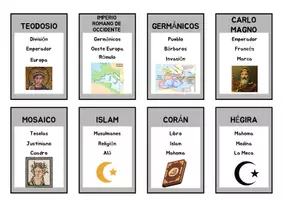 Vista previa - Juegos / Gamificación - TABÚ MEDIEVAL- FÁCILMEDIO - página 1