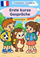 Vorschau - Arbeitsblätter - Erste kurze Gespräche, Arbeitsblätter, Klasse 4 - Deckblatt