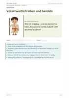 Vorschau - Stundenentwürfe - Religion: Arbeitsheft - Verantwortlich leben und handeln - Deckblatt