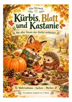 Vorschau - Bildkarten - Kürbis, Blatt und Kastanie – Wahrnehmung & Konzentration im Herbst | Kita ab 3 Jahren - Deckblatt