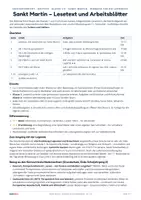 Vorschau - Arbeitsblätter - Sankt Martin | Klasse 1/2 | Lesetext + 4 Arbeitsblätter mit Lösungen - Seite 1