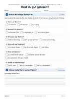 Vorschau - Arbeitsblätter - Sankt Martin | Klasse 1/2 | Lesetext + 4 Arbeitsblätter mit Lösungen - Seite 3