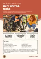Vorschau - Stundenentwürfe - Kreisbewegung Umlaufzeit Frequenz Fahrradtacho Physik Oberstufe E-Phase | Unterrichtsstunde 16 Seiten mit Lösungen | Radumfang, Drehzahl, Rechnen mit v = 2πr/T, Boarding Pass, Exit-Ticket, Übungen | Wurf und Kurve 8 - Deckblatt