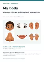Vorschau - Arbeitsblätter - My body – Mein Körper auf Englisch | Bildkarten, Hörspiele & Bingo | Klasse 1–2 - Deckblatt