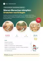 Vorschau - Arbeitsblätter - Ursachen von Kriegen – Beispiel Sudan - Deckblatt