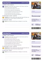 Vorschau - Stundenentwürfe - Scheinkraft Zentrifugalkraft Bezugssystem Physik Oberstufe E-Phase | Unterrichtsstunde 15 Seiten mit Lösungen | Kurvenfahrt im Bus, Inertialsystem und rotierendes System, Boarding Pass, Exit-Ticket, Übungen | Wurf und Kurve 12 - Seite 3