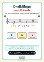 Vorschau - Unterrichtsreihen - Musiktheorie Sek I im Paket | Dur-Tonleitern, Intervalle, Dreiklänge | Klasse 6 bis 10 - Seite 1