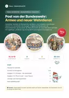 Vorschau - Arbeitsblätter - Bundeswehr und neuer Wehrdienst Kl. 9/10 - Deckblatt