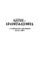 Vorschau - Arbeitsblätter - Weihnachtsrätsel Grundschule Klasse 2 3 | 24 Rätsel mit Lösungen: Suchsel, Labyrinth, Sudoku & Fehlerbild | Adventskalender zum Ausdrucken - Seite 1