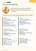Vorschau - Arbeitsblätter - Satzglieder Klasse 4: Subjekt, Prädikat, Objekte, Zeit und Ort, mit Lösungen - Seite 3