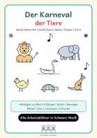 Vorschau - Unterrichtsreihen - Der Karneval der Tiere | Musik hören mit Saint-Saëns | Klasse 1 bis 4 - Deckblatt
