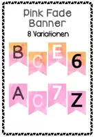 Vorschau - Poster - ABC Banner Pink Fade - Deckblatt