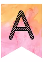 Vorschau - Poster - ABC Banner Pink Fade - Seite 1