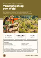 Vorschau - Stundenentwürfe - Sukzession Wald Pionierpflanzen Biologie Klasse 7 8 | Unterrichtsstunde 16 Seiten mit Lösungen | vom Kahlschlag zum Wald, Klimaxstadium, Boarding Pass, Exit-Ticket, Übungen | Netz des Lebens 12 - Seite 1