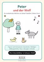 Vorschau - Unterrichtsreihen - Peter und der Wolf | Musik hören mit Prokofjew | Klasse 2 bis 4 - Deckblatt