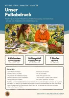 Vorschau - Stundenentwürfe - Nachhaltigkeit ökologischer Fußabdruck Naturschutz Biologie Klasse 7 8 | Unterrichtsstunde 16 Seiten mit Lösungen | Optionen bewerten, Entscheidungen begründen, Boarding Pass, Exit-Ticket, Übungen | Netz des Lebens 20 - Deckblatt