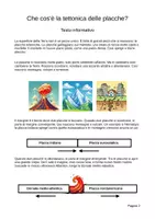 anteprima - Esercizi - Vulcani, terremoti e placche per la primaria – Testi facili, gioco da tavolo e puzzle - Pagina 1