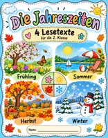 Vorschau - Text - Die Jahreszeiten_ Lesetexte/2.Klasse Österreich - Deckblatt