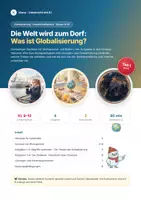 Vorschau - Arbeitsblätter - Was ist Globalisierung? Kl. 9/10 - Deckblatt