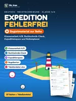 Vorschau - Unterrichtsreihen - Klassenarbeit Rechtschreibung Kl. 5/6 + Diagnose & Reihenplaner - Deckblatt