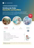 Vorschau - Arbeitsblätter - Rohstoffe, Coltan und Ressourcenfluch - Deckblatt