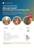 Vorschau - Arbeitsblätter - Entwicklungszusammenarbeit und SDGs 9/10 - Deckblatt