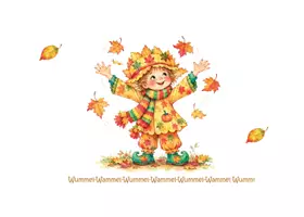 Vorschau - Mal- und Bastelvorlagen - Der Oktober-Wummel – Herbstpaket mit Buch, Hörgeschichten & Ausmalbildern - Seite 1