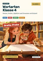 Vorschau - Arbeitsblätter - Wortarten Klasse 4 kostenlos: Merkblatt, Detektivtext und Klammerkarten (Probe) - Deckblatt