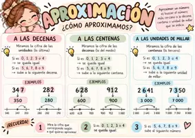 Vista previa - Hojas de trabajo - Aproximar números - página 1